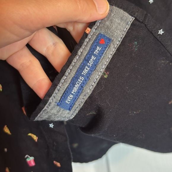 RJ&C men’s black long sleeve button down shirt size large - Picture 6 of 11